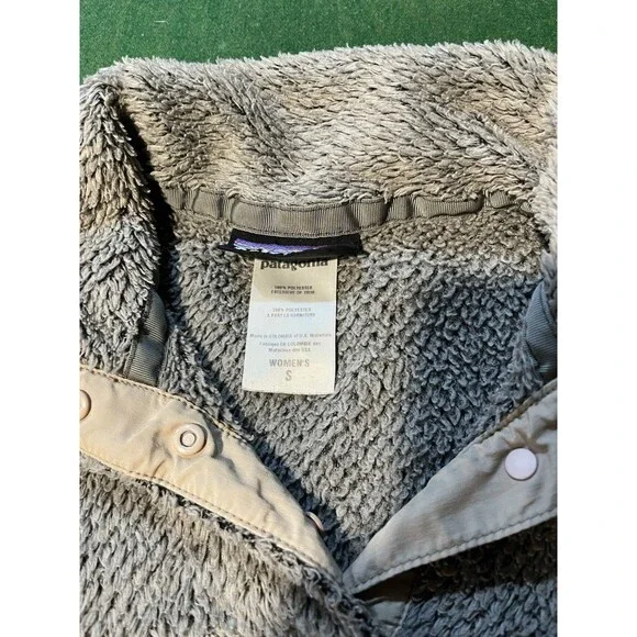 Patagonia Synchilla Snap-T Fleece Womens Small Gray Pullover Jacket - Picture 2 of 5